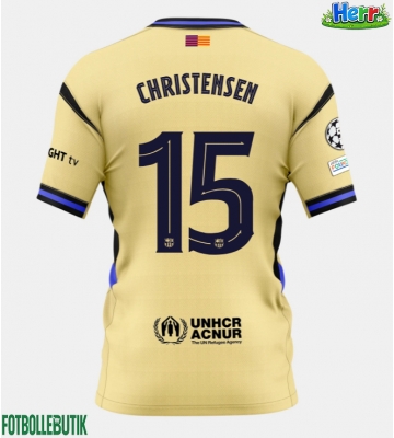 Barcelona Andreas Christensen #15 Bortatröja 2025-26 Kortärmad